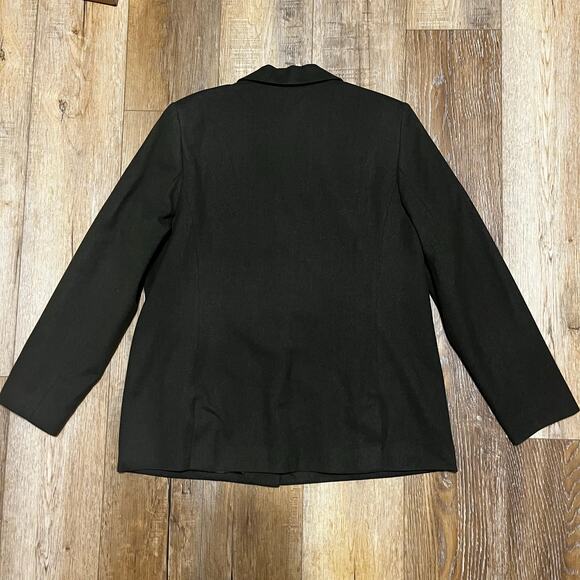 VTG Pendleton Knockabout Jacket Blazer Womens 16 Dark Green 100% Virgin Wool USA - Picture 3 of 7